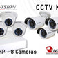 Hikvision 2MP - 8 Channel CCTV kit