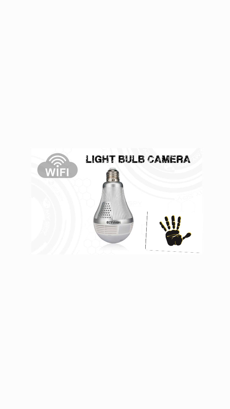 Light Bulb Fisheye Camera 1.3mp